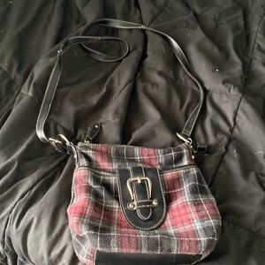 Plaid purse
